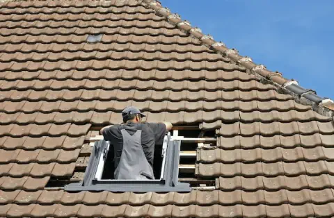 Pose de velux - Cerisy-la-Salle